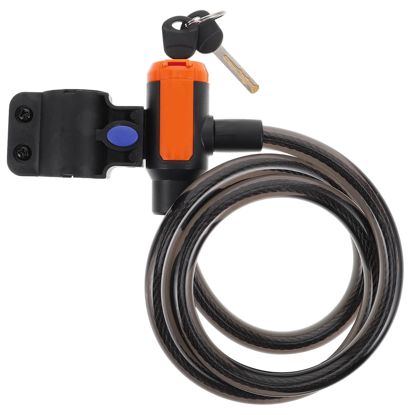 

Black Steel Cable Bike Lock Portable Anti Theft 100cm Cable for Electric Bikes Scooters Kids Motorcycle Accessories