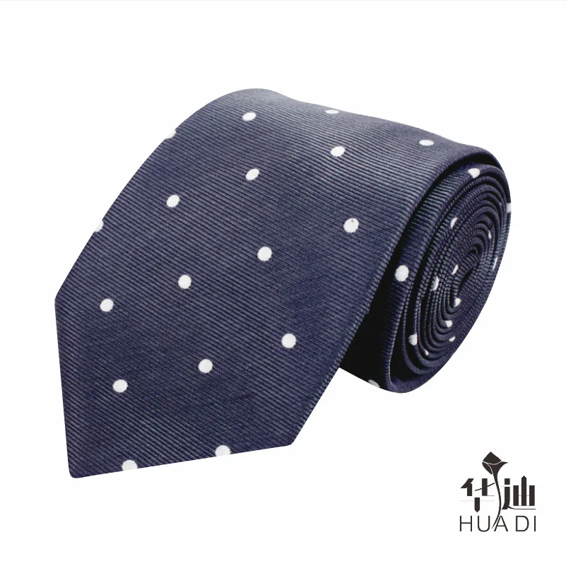 Fashionable casual neckties, silver gray polka dots, high-density Korean version neckties, good supply, handcrafted quality assu