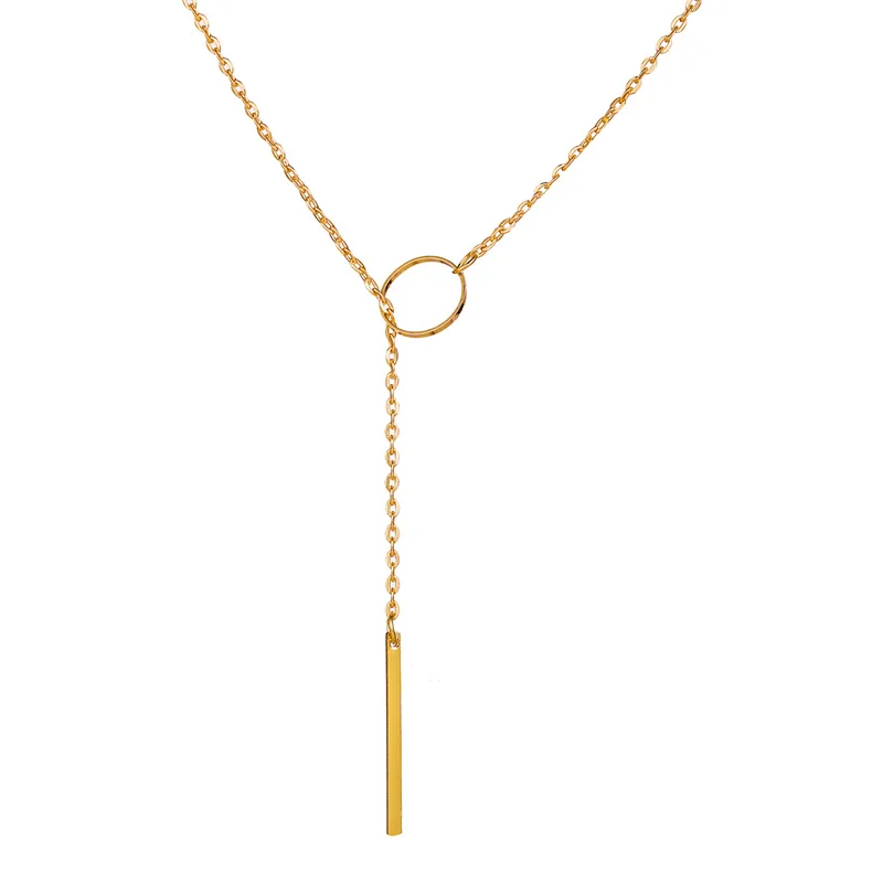 Hot Fashion Casual Chocker Halskette Persönlichkeit Unendlichkeit Kreuz Anhänger Gold Farbe Choker Halsketten auf Hals Frauen Schmuck 2022 – Detail 4
