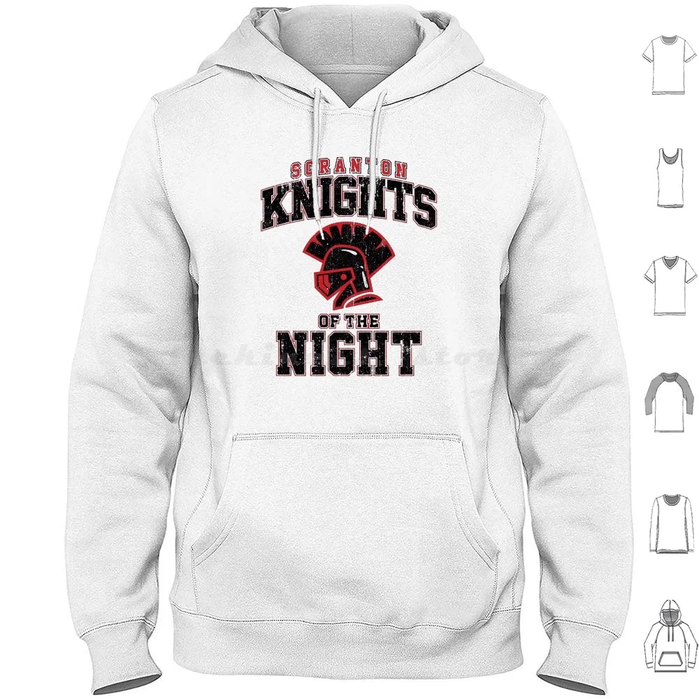 

Scranton Knights Of The Night ( Variant ) Hoodie cotton Long Sleeve The Office Office Dwight Schrute Jim Halpert Pam Beesly