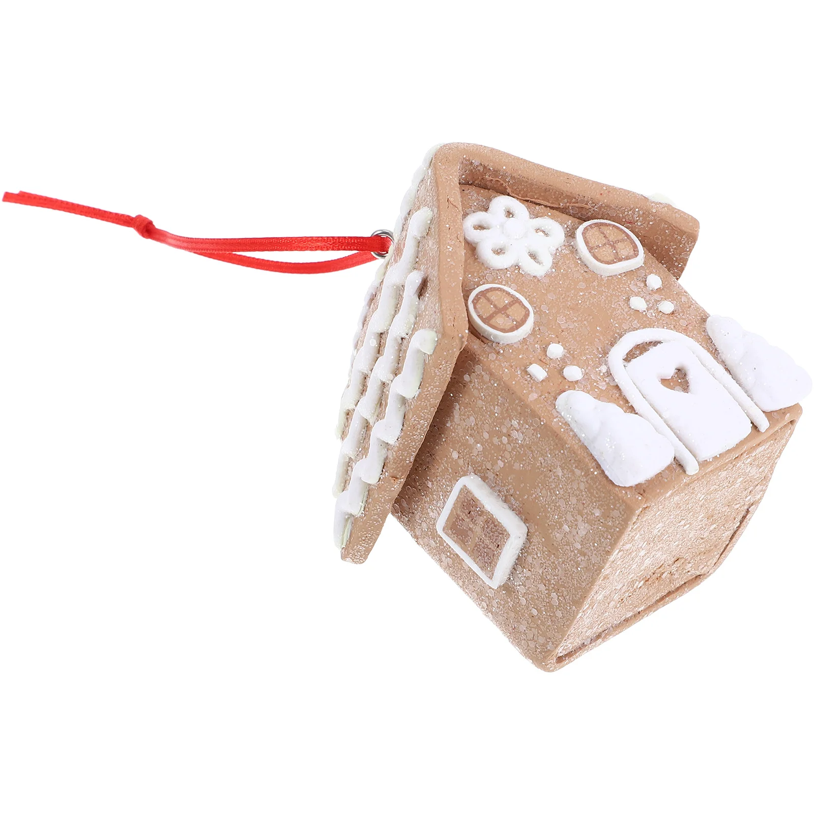 

Christmas Tree Hanging Small Polymer Clay Ornament Xmas Tree Pendant Holiday Hanging Miniature Decoration