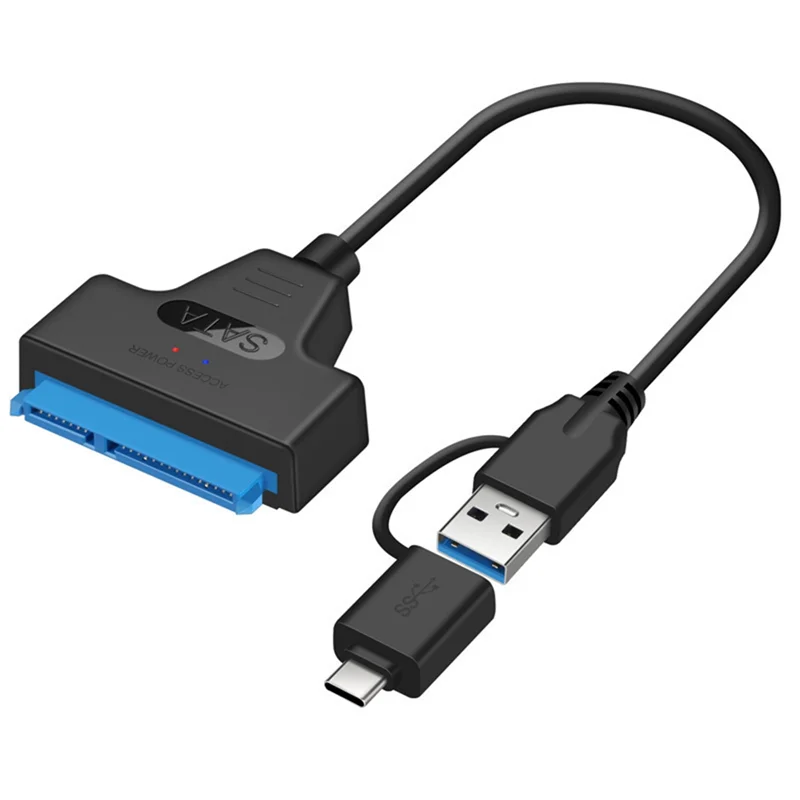Classic-USB 3.0 USB C To SATA Cable Hard Drive Adapter Cable Data Cable For 2.5 Inches SSD HDD Hard Drive Disk
