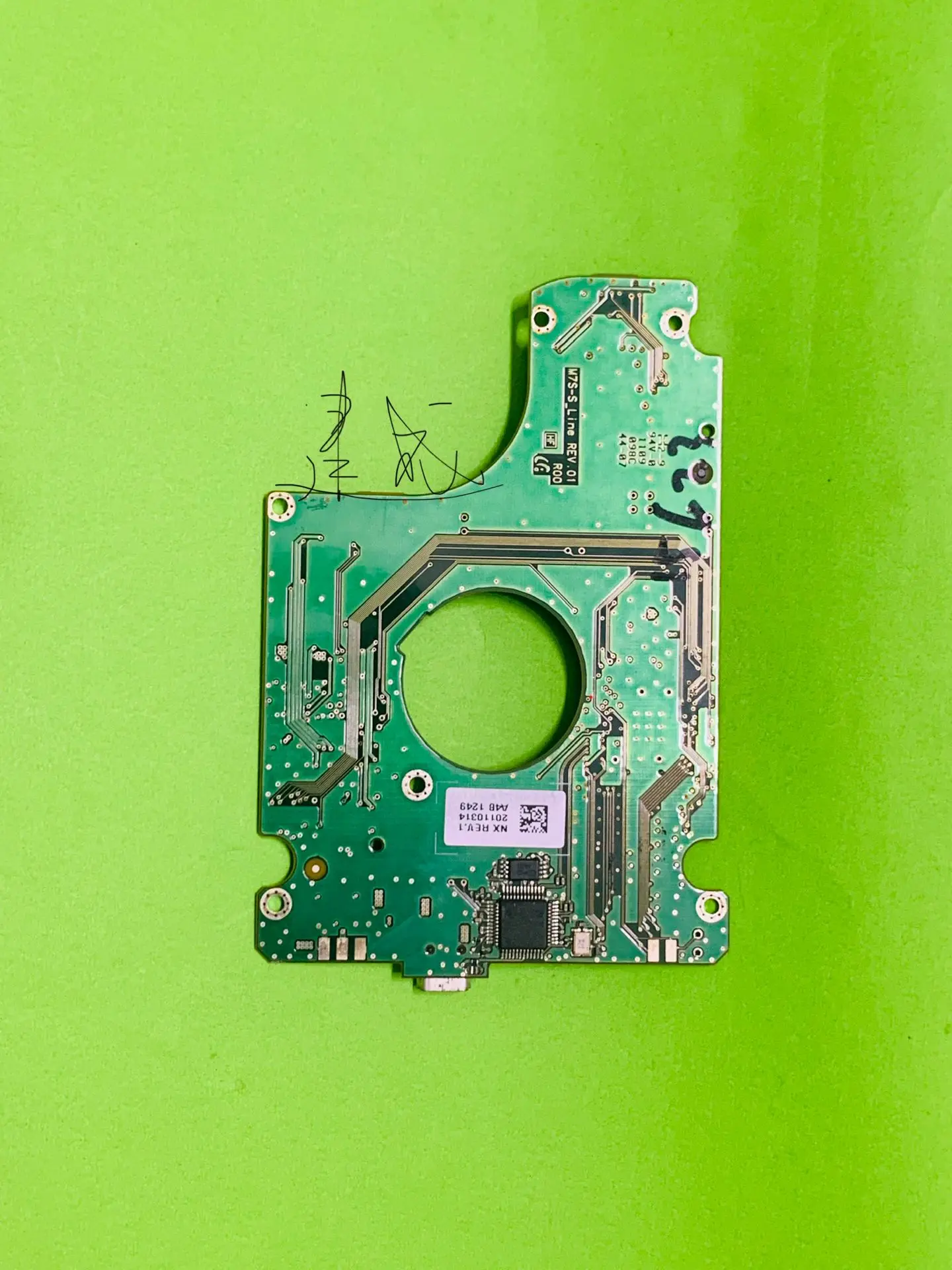 Samsung USB 2.0 hard disk PCB board BF41-00282A M7S-S LINE REV.01 is applicable to SA HM3221X, HM502JX