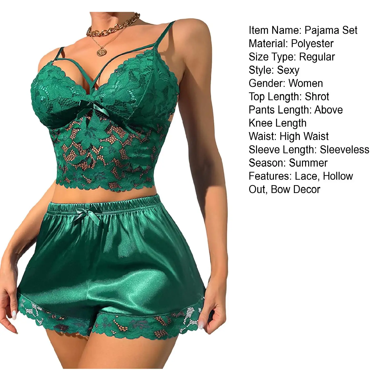 2Pcs ผู้หญิงเซ็กซี่ดูผ่าน Lace Tube TOP Bra ซาตินสั้นชุดนอนกางเกงชุดคริสต์มาสของขวัญ секс пижама женская