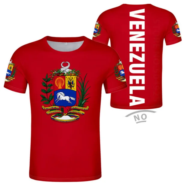 VENEZUELA T Shirt Diy Free Custom Name Number Ven T-shirt Nation Flag Ve Venezuelan Spanish Country College Print Photo Clothing
