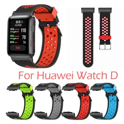 For Huawei Watch D Smart Watch Strap Sport Silicone Bracelet Watch Band Colorful Replacement Breathable Watchband