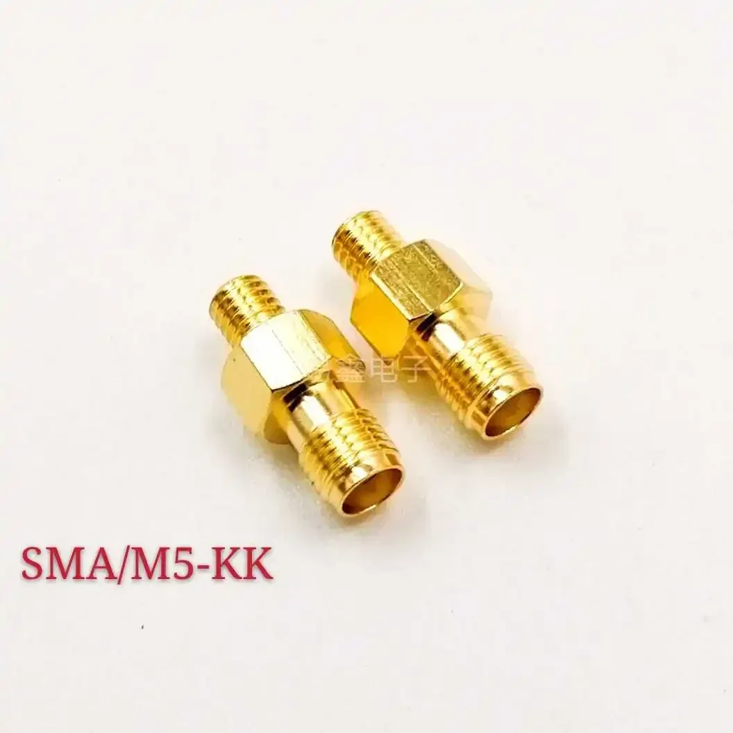 5pcs  SMA a M5-KK doppio connettore femmina sensore rilevatore di difetti ultrasonico SMA/L5 connettore dual way