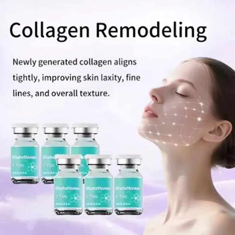 Anti-Wrinkle  Pore-Refining Essence: Glutathione Radiance Ampoule Essence Intense Hydration for Skin Elasticity  Glow