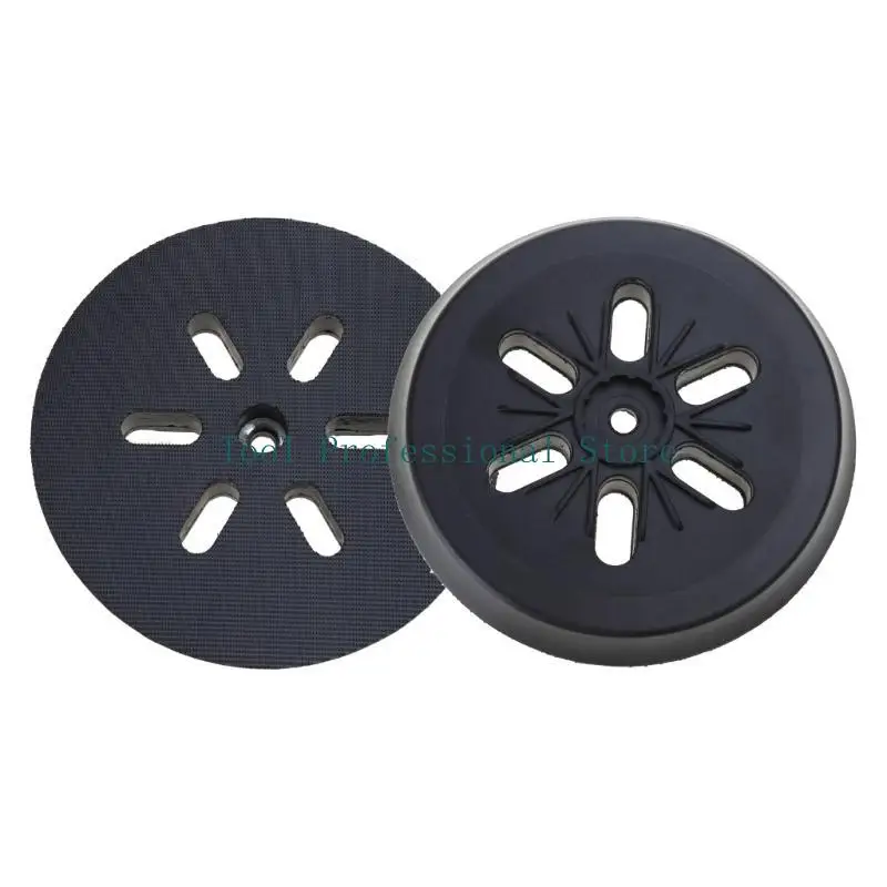 57QF Practical Polishing Disc 6 Inch 6 Hole Hook & Loop Sanding Pad Fit for BOSCH Sander AC 150 Polishing Grinding Machine