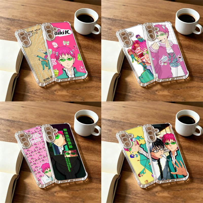 The Disastrous Life Of Saiki K Saiki Kusuo Phone Case For Samsung A57 A37 A27 A17 A16 A26 A36 A56 A55 A35 A25 A15 Galaxy A05S A0