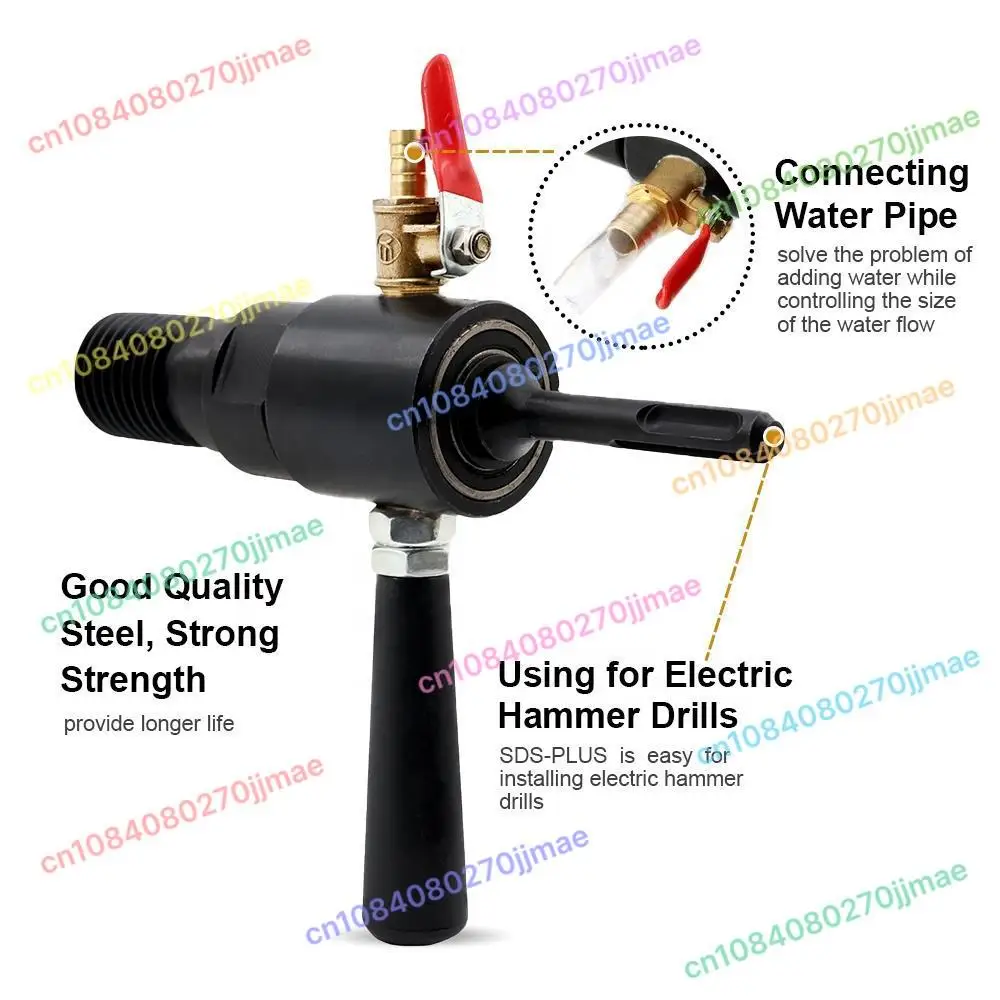 

1 1/4"-7 UNC Male Thread To SDS MAX Diamond Core Bit Water Injection Adapter Connection Converter For Electric Hammer Pick Drill