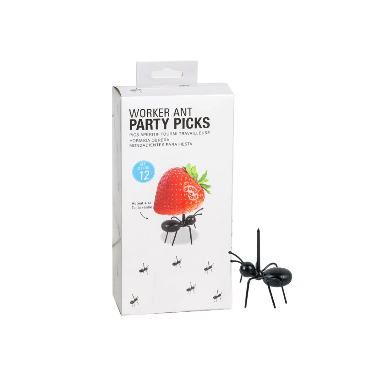 120 Pack Ant Food Fruit Decoration Forks Ant Shaped Forks Snack Cake Dessert Home Kitchen Party