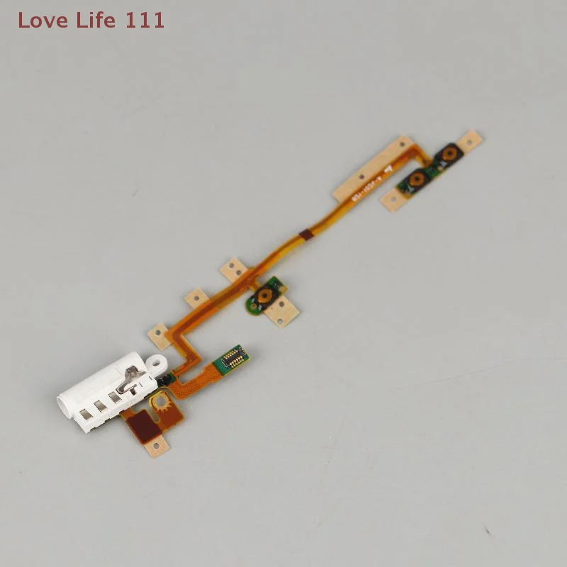 

New New Power Audio Jack Volume Button Flex Cable For IPod Nano 6 6th Gen White Replacement