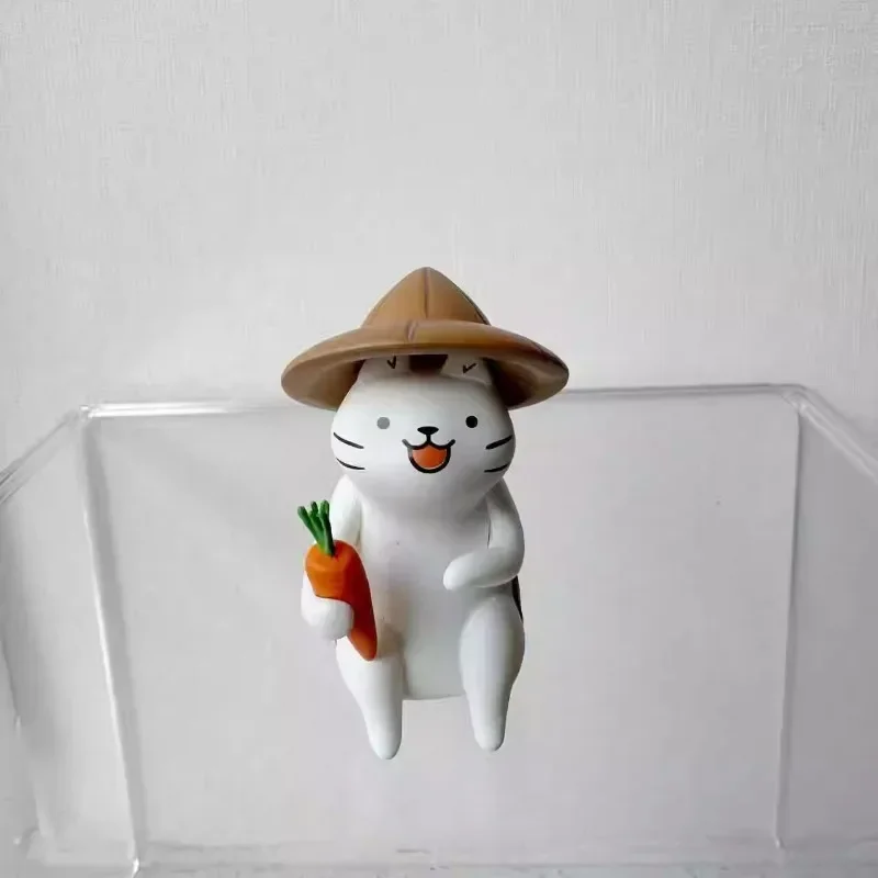 야옹 시장 쇼핑 MS 고양이 액션 피규어 크리 에이 티브 만화 PVC 입상 모델 장난감 수집품 장식 블라인드 박스 새로운