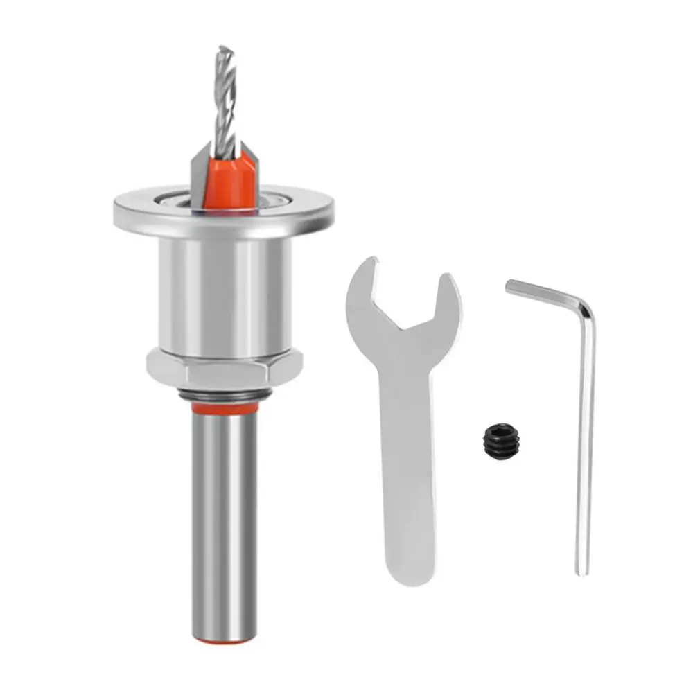 

Adjustable Shank Countersink Drill Bit Wear Resistant Professional Grade Adjustable Countersink Anti-slip Anti-Slip Design