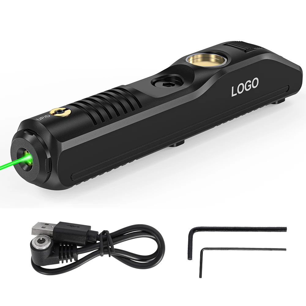 1126 Pistol Magnetic Charging Laser Sight with Built-In Lithium Battery Flashlight Combination