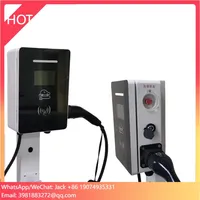 7KW 32A Waterproof 11KW 3 Phase Wall Mounted Ev Car Charger Type 2 Electric Vehicle Charging Station 16A Home Ev Charging Pile
