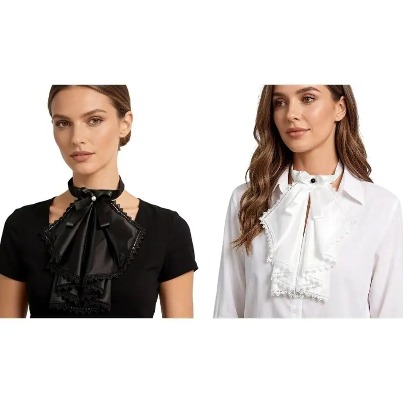 

Sophisticated Edwardian False Collar Accessory For Blouses Jackets And Special Occasion