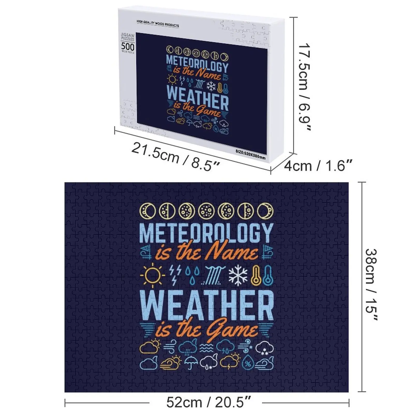อุตุนิยมวิทยาคือชื่อ ว่ากันว่าเป็นเกม จิ๊กซอว์ปริศนาที่ออกแบบมาเฉพาะสำหรับเด็ก ปริศนาภาพถ่ายส่วนบุคคล