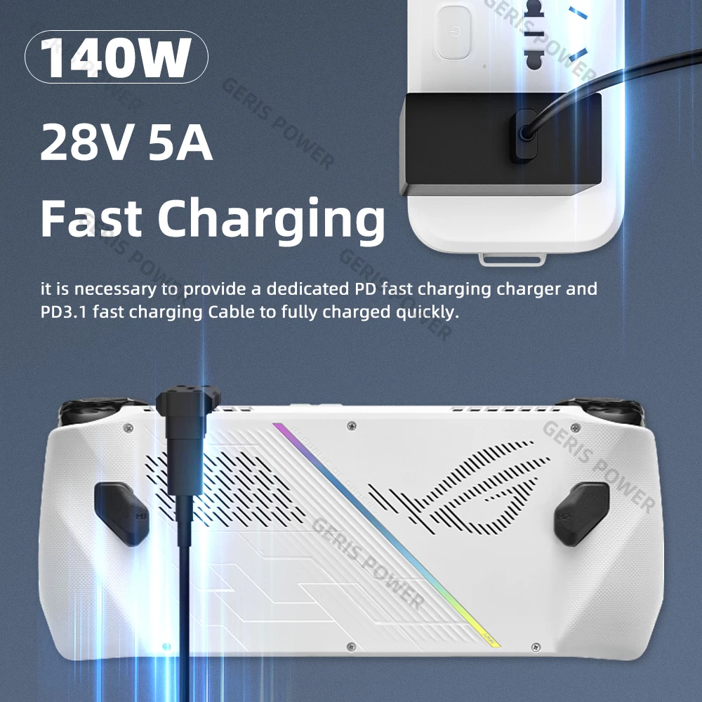 محول USB-C على شكل حرف U 180 درجة لوحدة التحكم Asus Rog Ally/NS Switch من النوع C ذكر إلى أنثى 20 جيجابت في الثانية PD140W محول شحن سريع