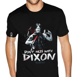 Walking Dead Daryl Dixon Printed Mens Tshirt Plus Size Men's Personalized Photo T Shirts Camisa Streetwear