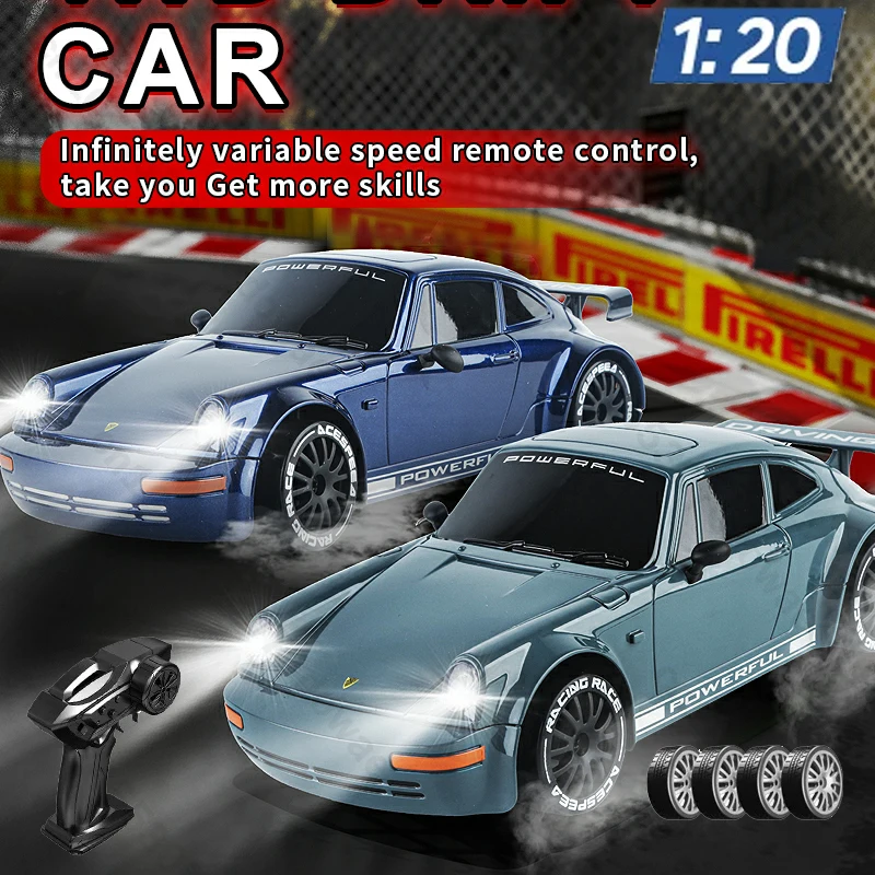 

Радиоуправляемая дрифт-машинка KF27, масштаб 1/20, высокоскоростная, 2,4 ГГц, 4WD, полноприводная, с подсветкой, для дрифта и гонок