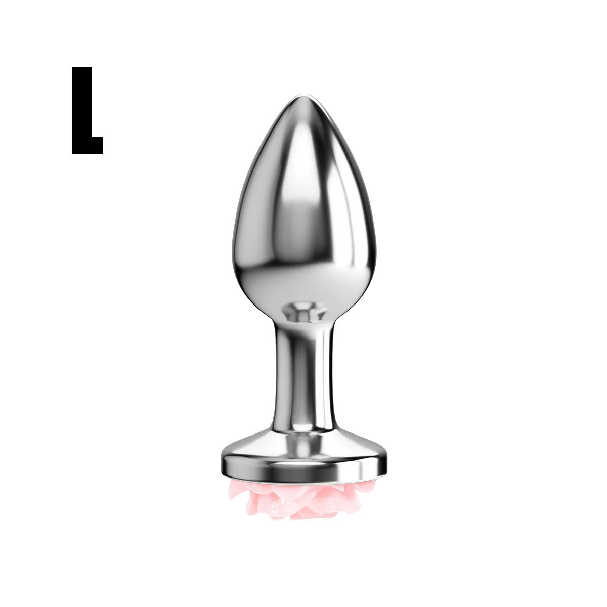 قابس معدني جديد على شكل وردة لألعاب التمتعة الذاتية الشرجية للذكور والإناث - منتج ألعاب غير تقليدي للبالغين