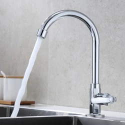 Kitchen Sink Faucet Sink Cold Taps Faucet Single Lever Hole Tap Cold Water Kitchen Bars Bathroom Accessories