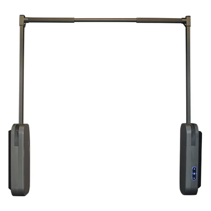 Wardrobe lift hanging clothes rod pull-down wardrobe electric lift cabinet telescopic clothes rod aluminum alloy