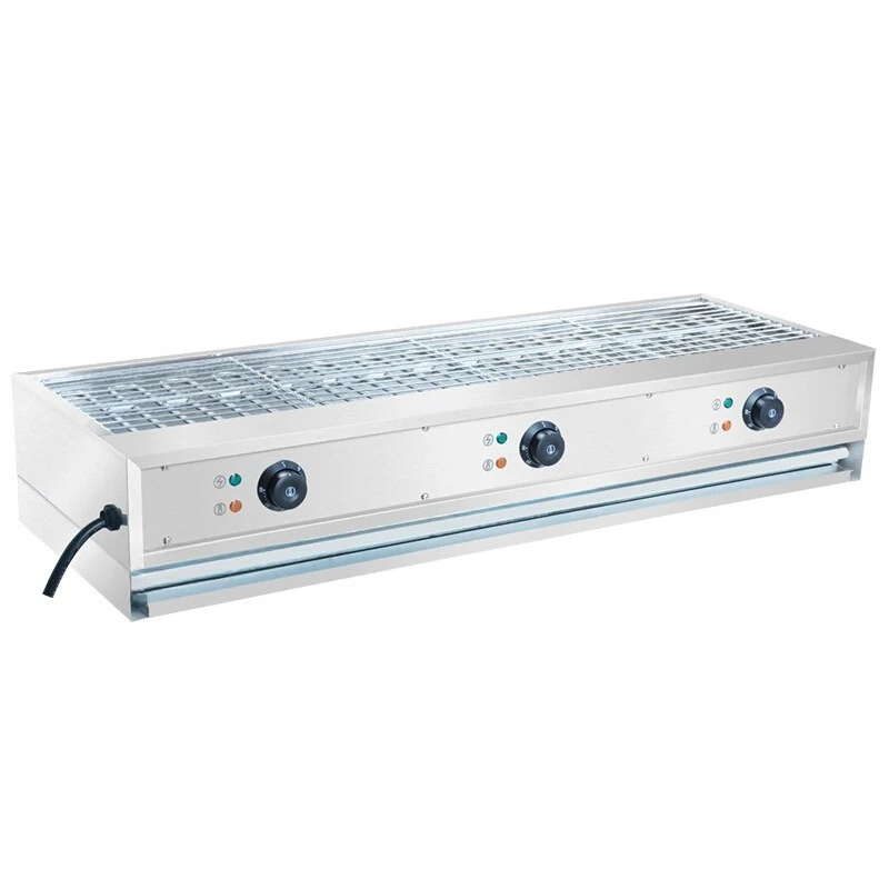 Commercial stainless steel grill, electric heating small multi-function