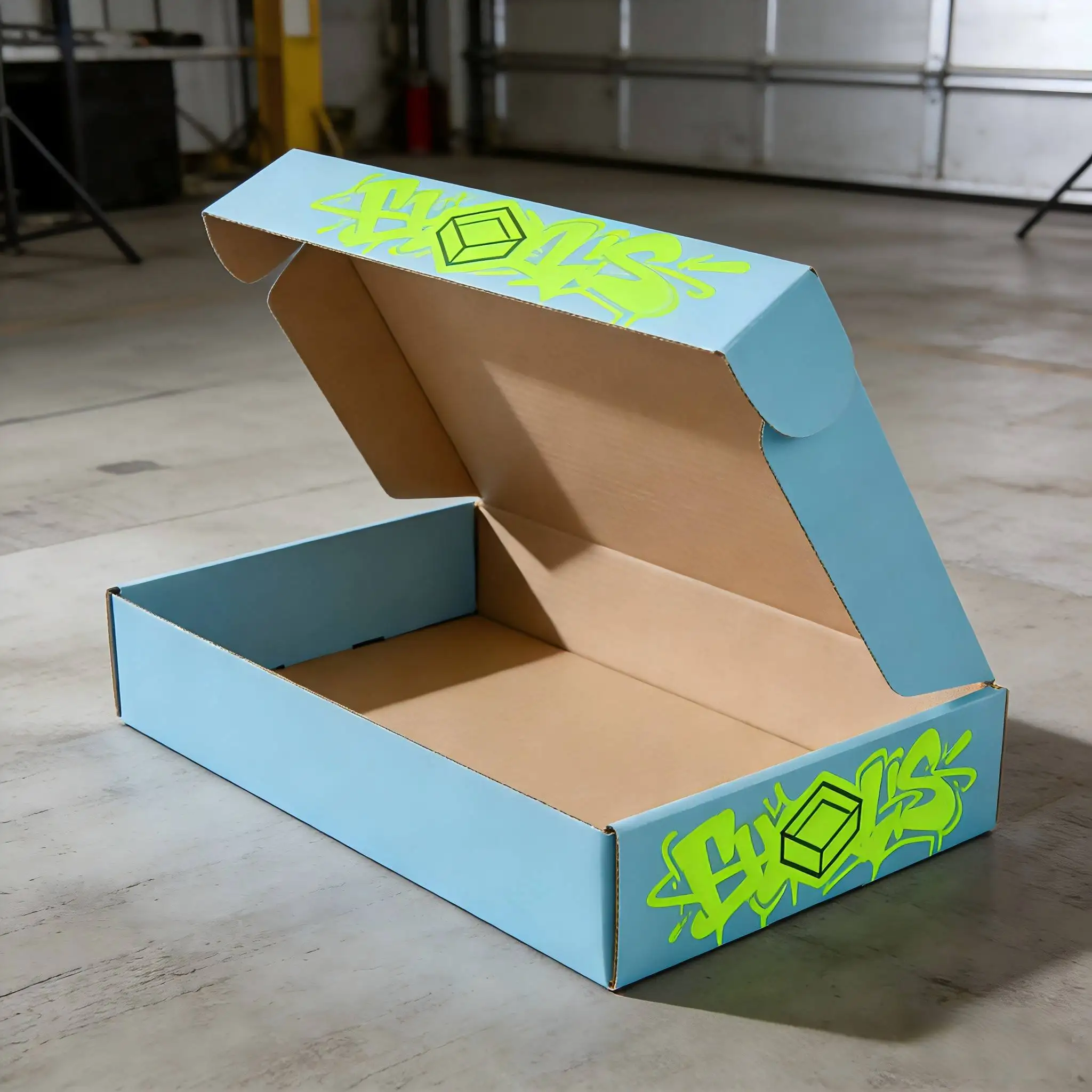 Wholesale Custom Zipper Style Airplane Box Self Adhesive Easy To Tear Pull Type Express Gift Packaging Box