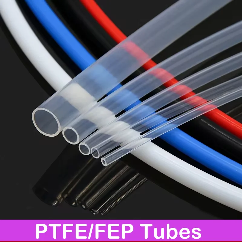 

1/5/10m PTFE FEP Tube 1mm 2mm 3mm 4mm 5mm 6mm 8mm For 3D Printer Parts Pipe Bowden J-head