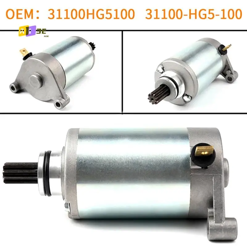 

A03E-1 Piece 12V 9 Teeth Starter Motor Replacement Parts For Hyosung GT250 GT125R GT250R GV250 Mirage All 31100HG5100 31100-HG5-
