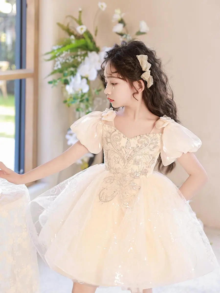 Vestidos para meninas de 2 a 8 anos, vestidos de baile para ocasiões formais, vestido de baile, vestido de festa de casamento para crianças, meninas de 15 anos