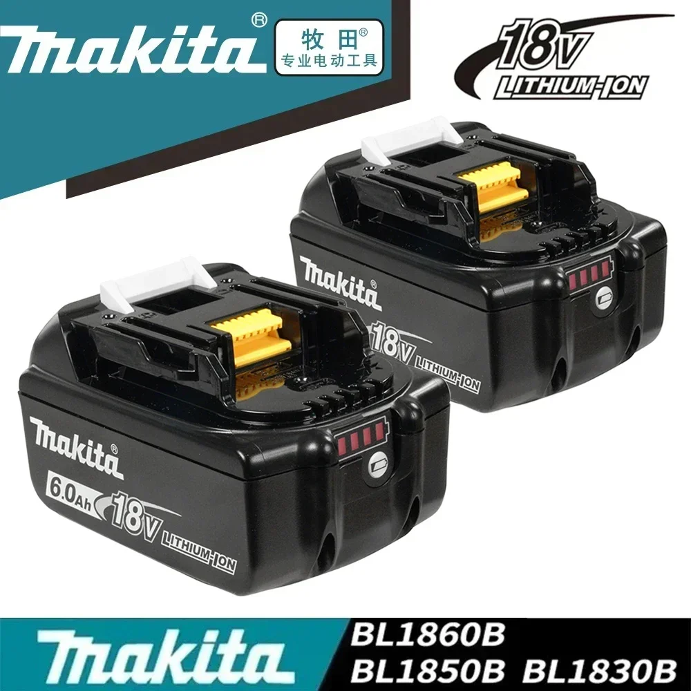 Original Makita 6Ah/5Ah/3Ah Makita 18V Battery BL1830B BL1850B BL1850 BL1840 BL1860 BL1815 Replacement Lithium Ion Battery