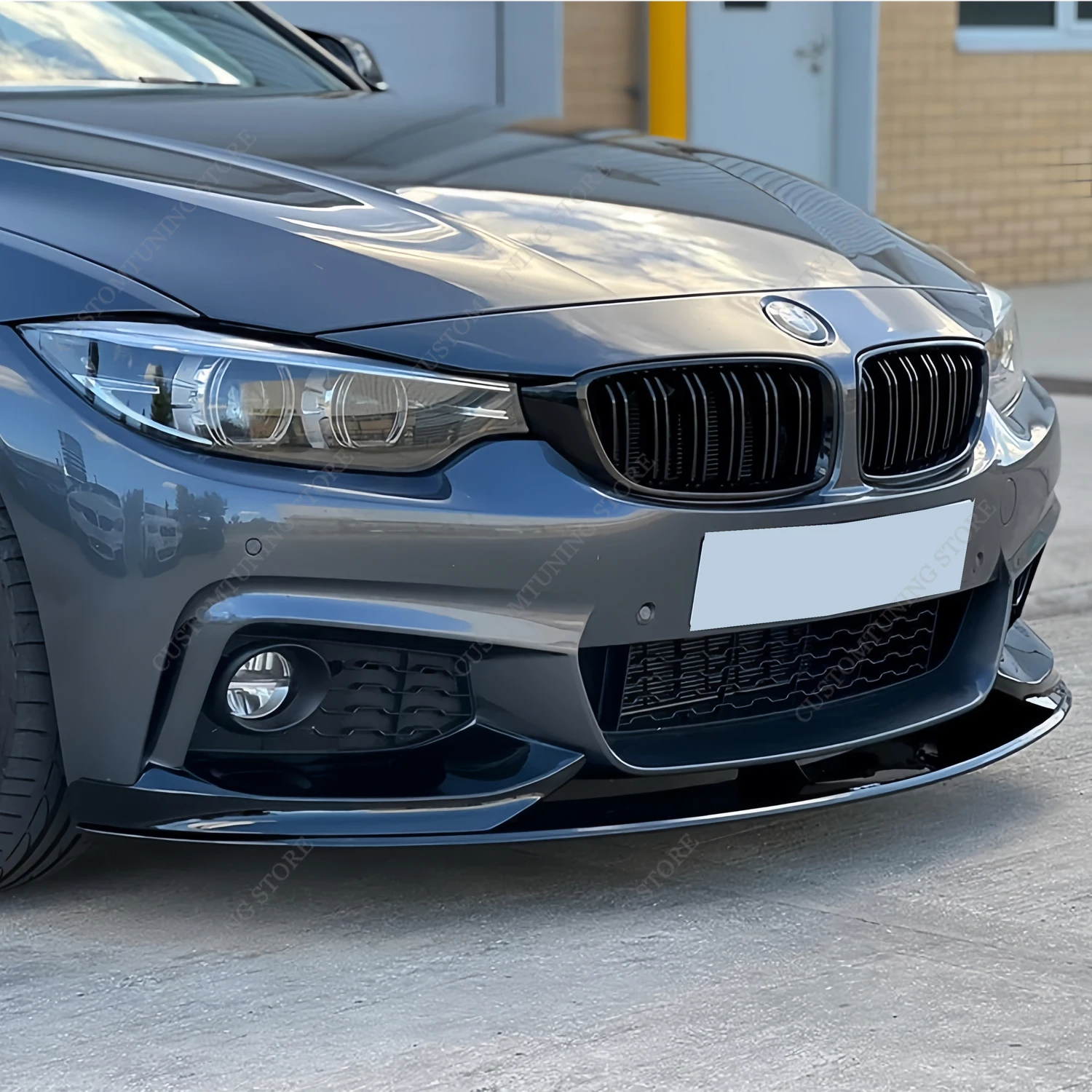 For Bmw F32 F33 F36 MP Style Front Bumper Lip Spoiler Splitter Diffuser 420i 425d 428i 435i 430i M440i M Sport 2014-2020 Tuning