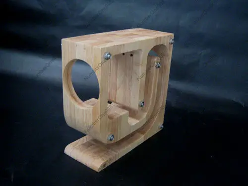 4-inch Bookshelf Speaker Solid Wood, Full-range Unit DIY Passive Speaker for Home Theater