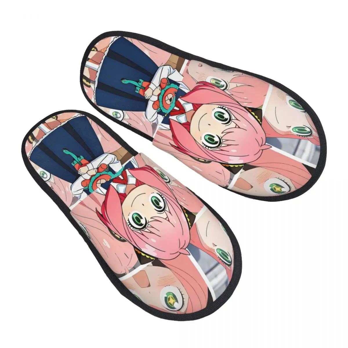 

Милые домашние тапочки с рисунком S-Spyes на заказ, женские мягкие тапочки из пены с эффектом памяти, популярные тапочки без шнуровки для спальни