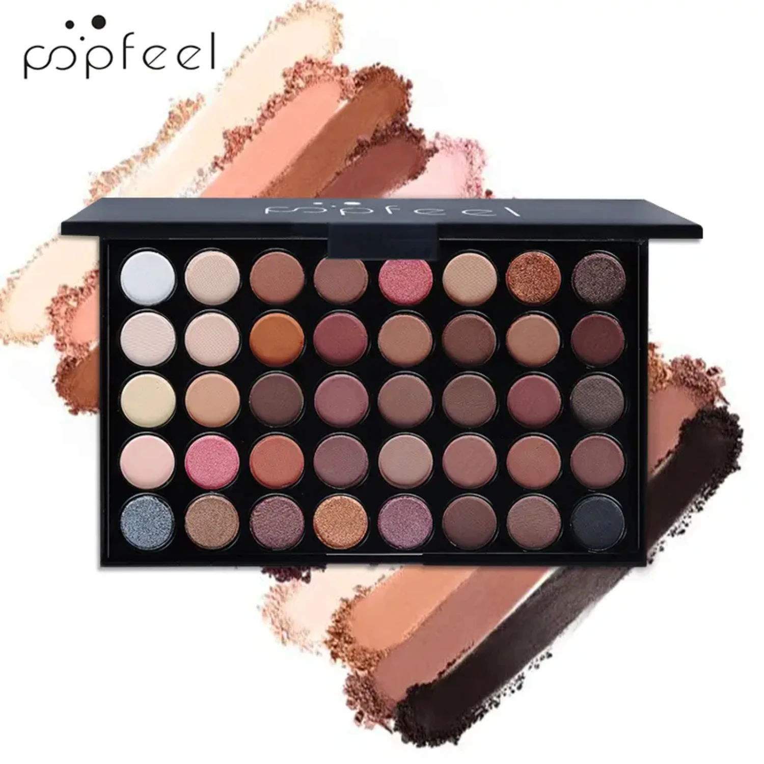 Versatile, High-Quality, and Long-Lasting Matte Metallic Shimmer Eye Makeup Palette with Stunning 40 Colors. Vibrant shades perf