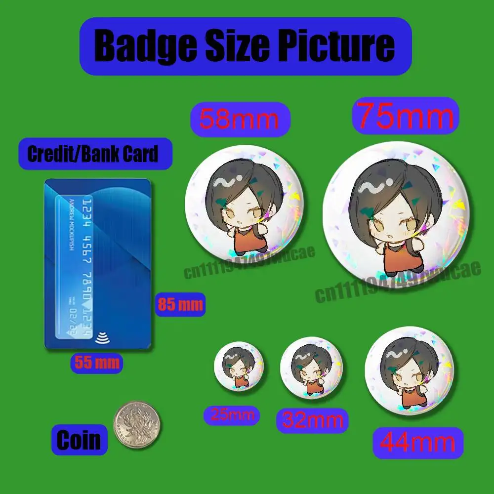 For Ada Wong R-Resident Evil Badge Case Custom Pin Insignia Emblem Round 25mm Brooch Button Laser Cover