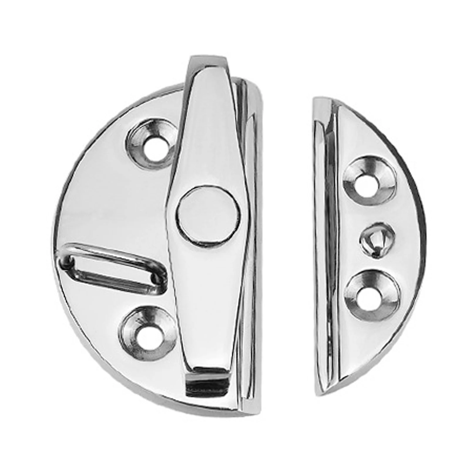 Latch Door Cabinet Lock Cabinet Hatch Latch Marine Grade Replacement Round Ship Door Stainless Steel Durability