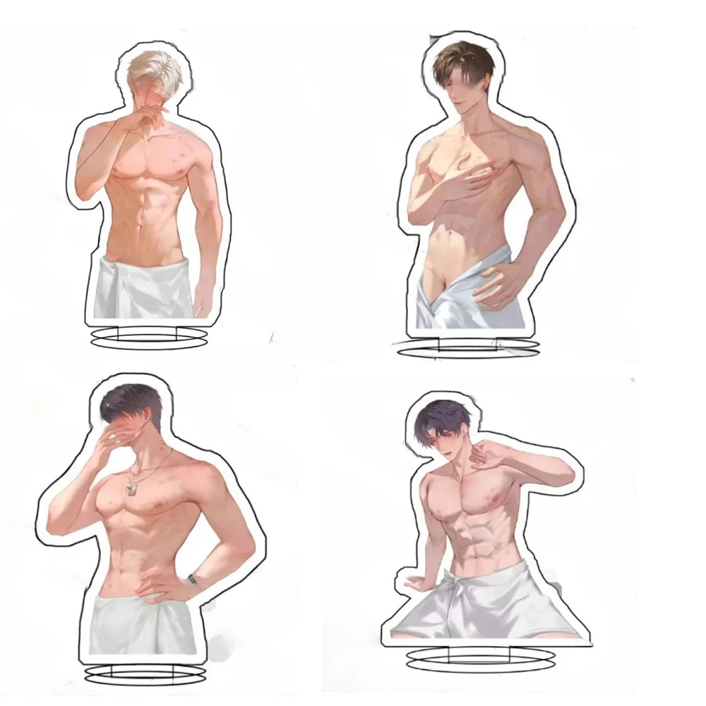 Game Love and Deepspace Acrylic Hunk Standing Brand Plaque Caleb Zayne Role Xavier Rafaye Sylus Desktop Decoration Stand Gifts