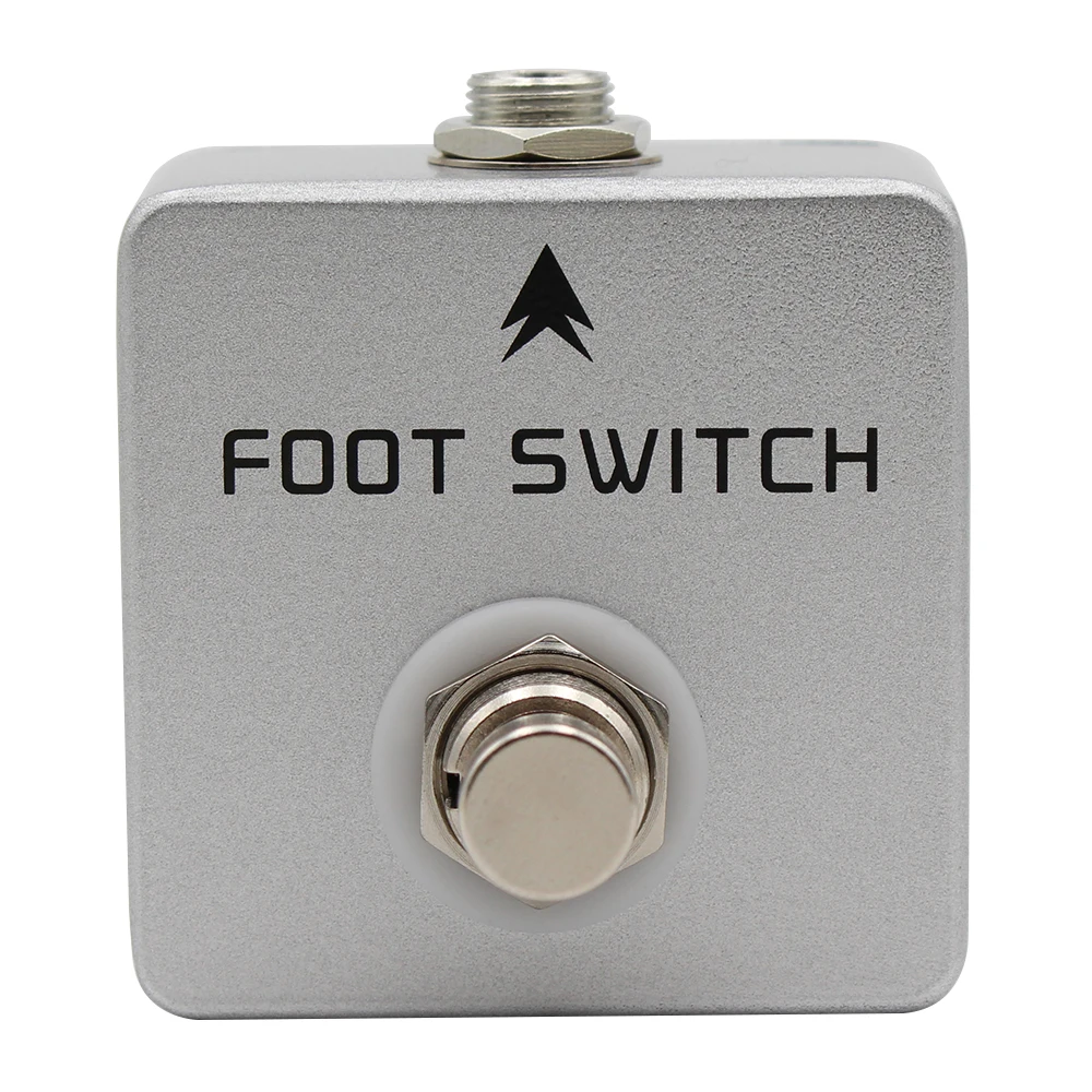 MOSKYAUDIO Footswitch Amp Channel Footswitch Locking and Memory Function Aluminum Alloy 6.35mm Mono Output Latching