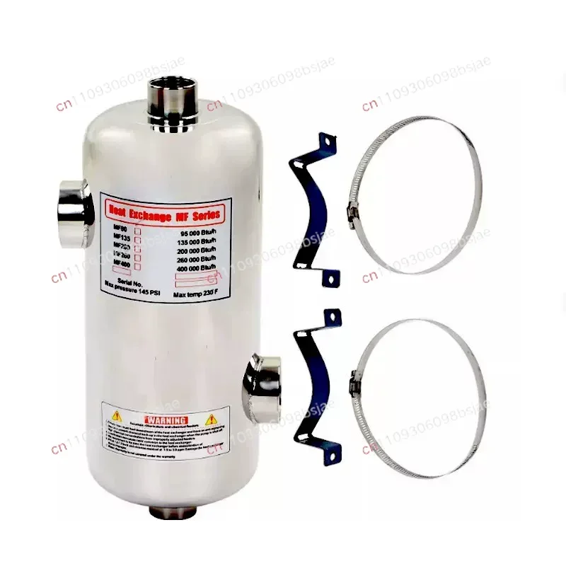 Tubular Cooler Swimming Pool Heat Exchanger 304 Stainless Steel Hot and Cold Water Heat Exchanger with Fixed Clamp