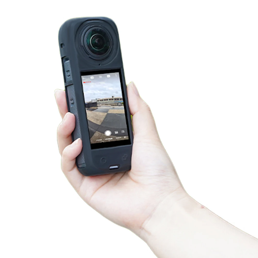 Silicone Body Case Anti-scratch Soft Cover Sleeve Skin Anti-Bump Panoramic Action Camera Protector Sleeve Cover for Insta360 X4