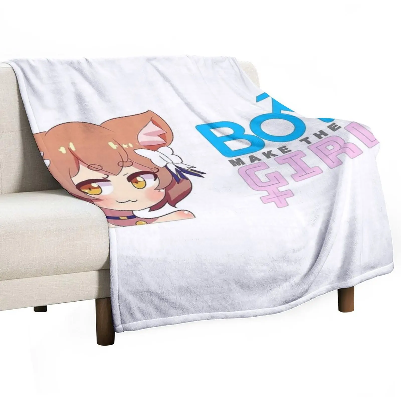 

Felix Argyle Boys Make The Best Girls Throw Blanket Bed bed plaid Hairys Multi-Purpose Blankets