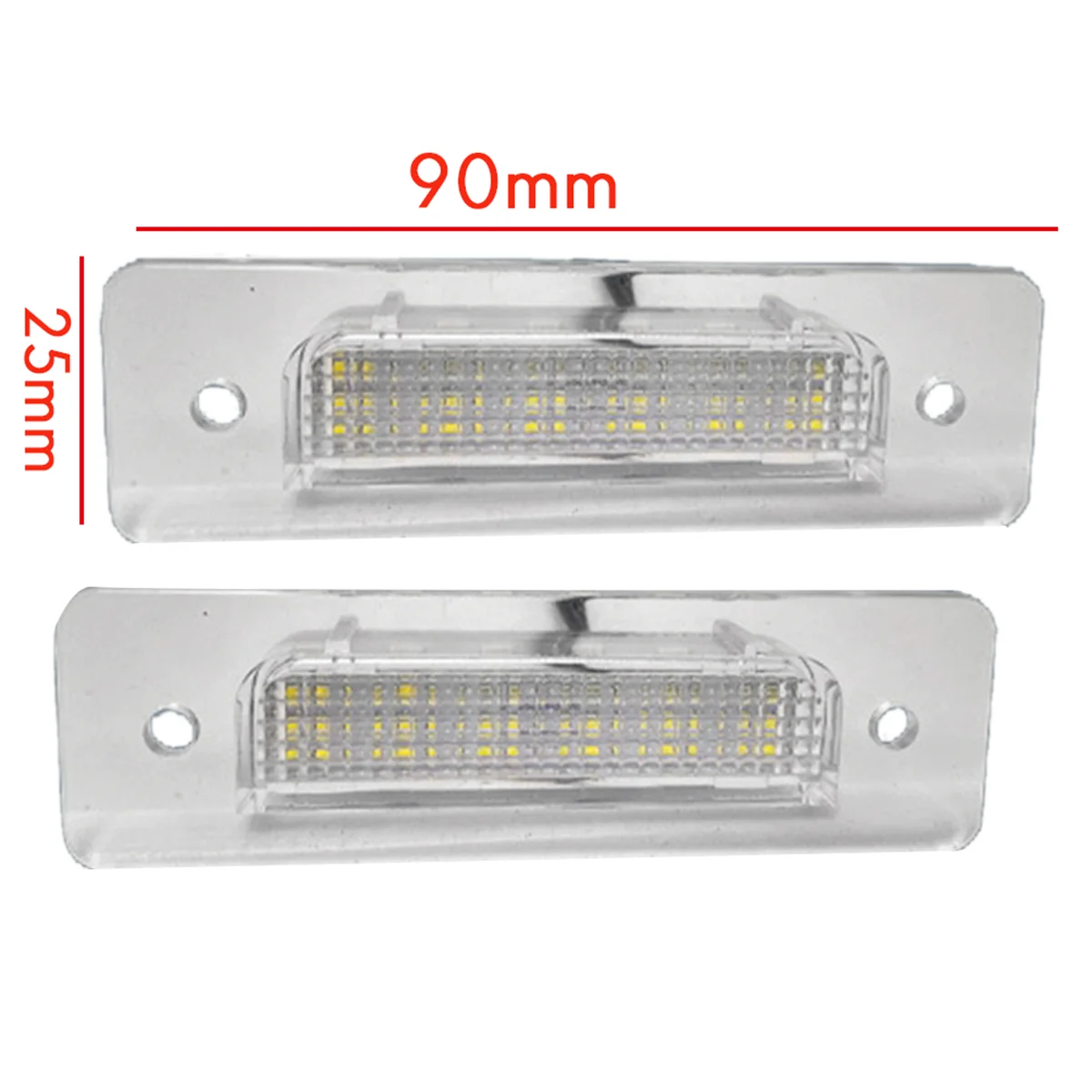 Car Rear LED License Plate Light for BMW E30 E12 E28 E24 E23 E26 Car Accessories 63261372766