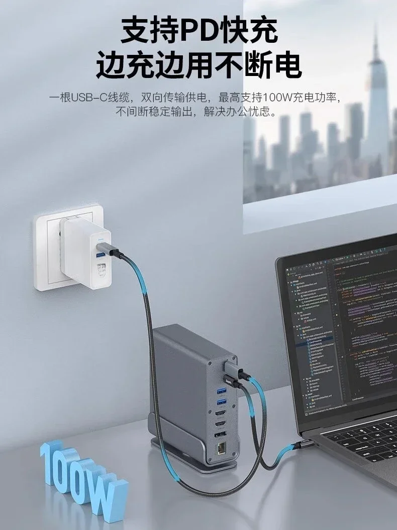 

Docking station Mac expansion USB dual HDMI high definition with network port