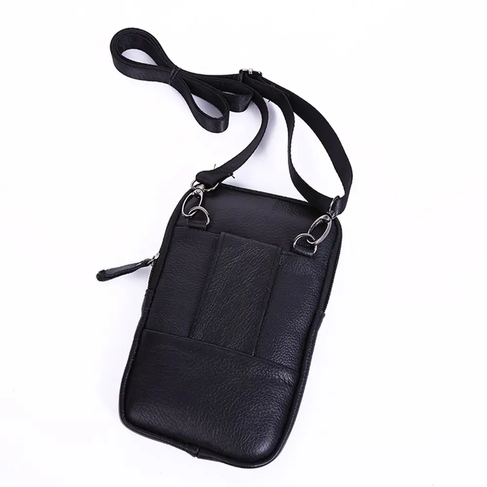 Men Multi-function Leather Shoulder Messenger Bag Handbag Belt Casual Leisure