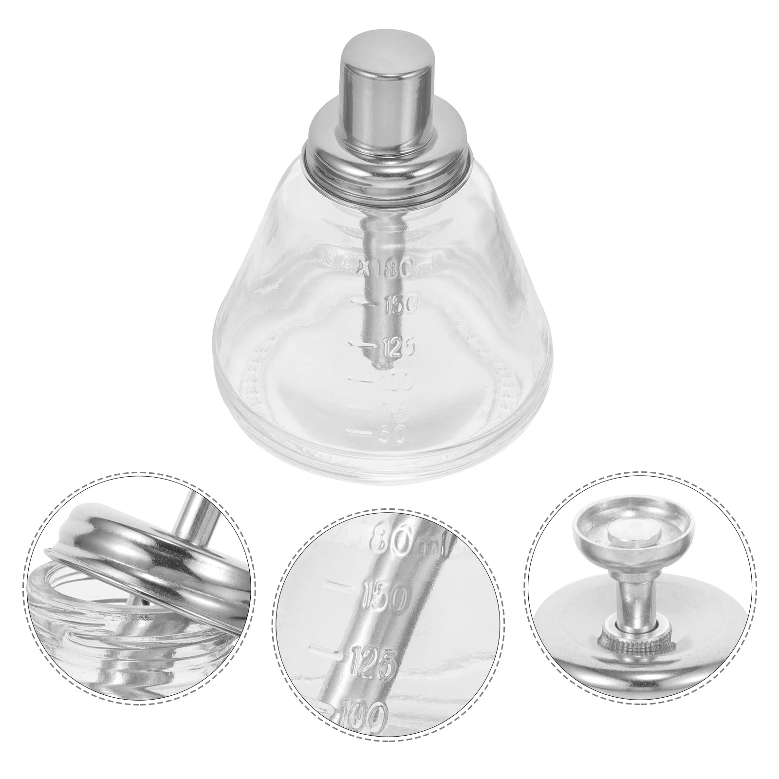 

Refillable Press Bottle for Alcohol Makeup Products Leak Proof Easy Carry Manicure Supplies Empty Bottles Manicure Press Bottles